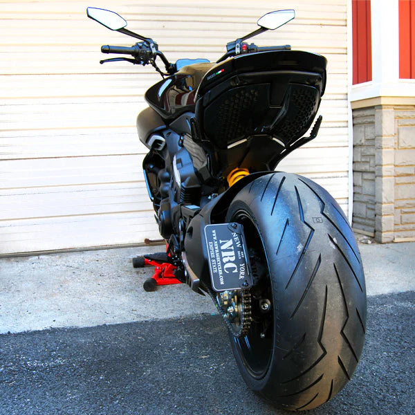 Ducati Diavel V4 Rear Turn Signals LED Lights - Compatible with 2023-2024 Models - High Visibility Motorcycle Indicators for Safety - Perfect for Night Riding & Urban Commuting