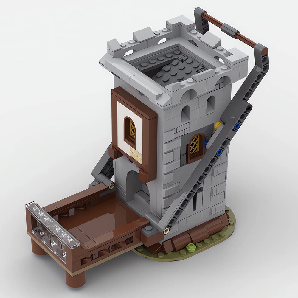 Dungeons & Dragons Mechanical Dice Tower Building Kit - 473 Pcs Self-Loading Dice Machine Model Toy with Dragon & Underground City Theme | Automatic Loading Tower Building Blocks for Kids | Perfect Christmas & Birthday Gift for Tabletop RPG Gamers & D&D Enthusiasts