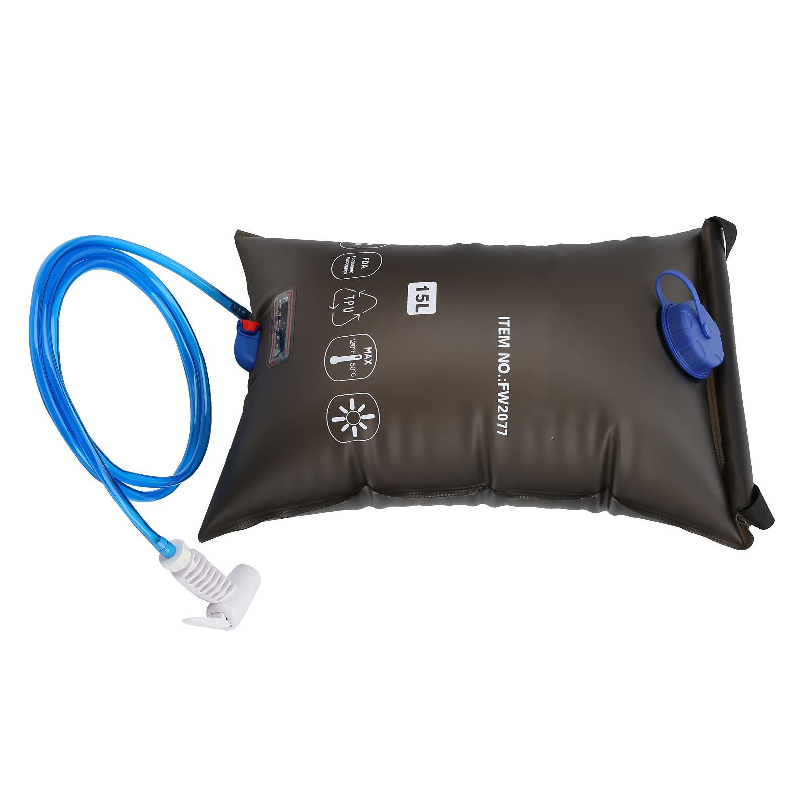 Portable Camping Shower Bag - Solar Heated Outdoor Shower for Hiking, Backpacking & RV Trips - Essential Gear for Beach, Camp & Off-Grid Adventures
