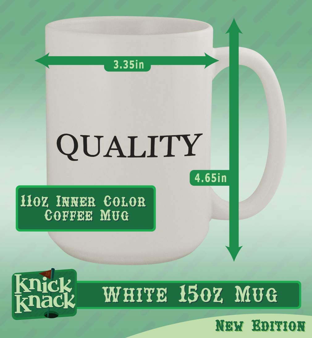 Yorkiepoo 15oz Ceramic White Coffee Mug - Perfect for Dog Lovers, Morning Coffee & Office Use