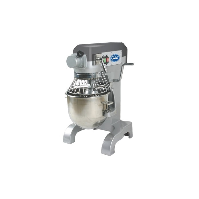 General GEM 110 10-Quart Commercial Dough Mixer - 220V Heavy Duty Gear Drive for Bakeries, Restaurants & Pizza Shops - Perfect for Bread, Pizza Dough & Pastry Making