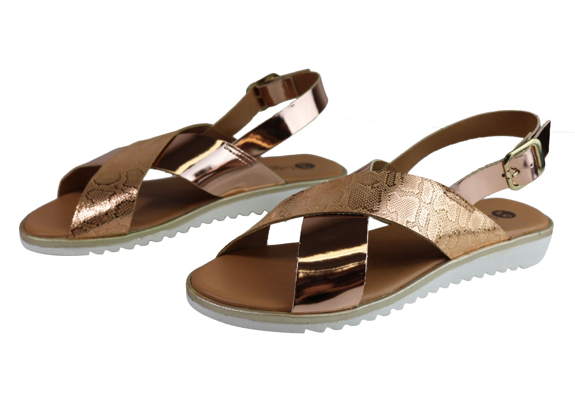 Lola Canales Gara Women's Comfortable Leather Sandals - Handmade in Spain - Perfect for Summer, Beach & Casual Outings