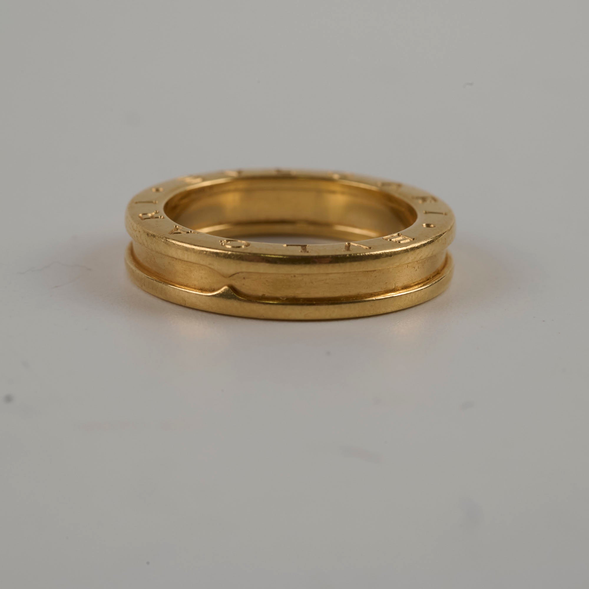 Bulgari B.Zero1 Ring in 18K Yellow Gold - Size 56 (US 7.5) | Luxury Italian Jewelry for Women, Perfect for Weddings, Anniversaries & Special Occasions