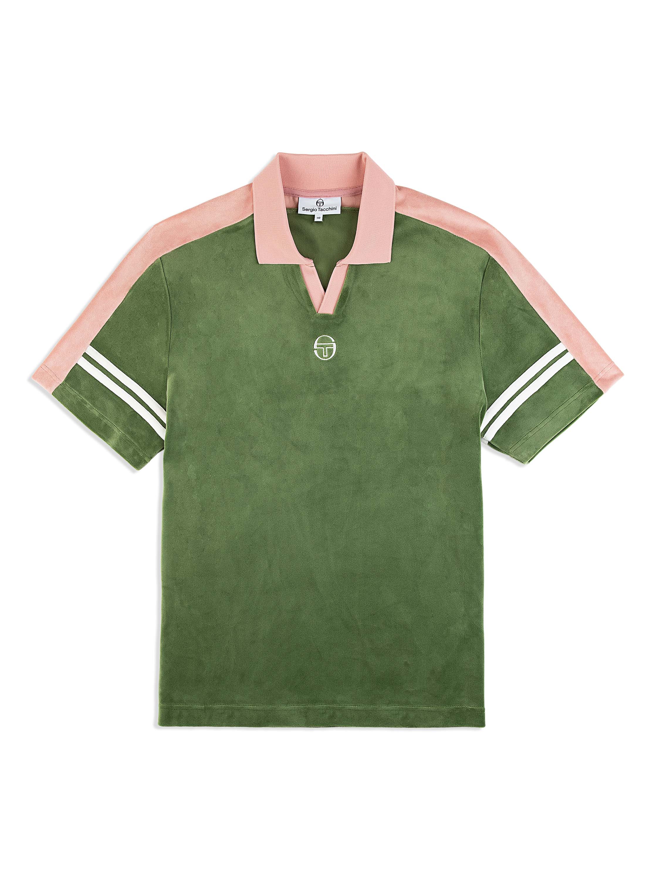 Cielo Velour Polo Shirt for Men - Soft & Comfortable Bronze Green Casual Wear - Perfect for Golf, Office & Everyday Outfits