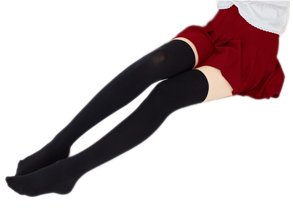 Aniler Women's Over-the-Knee Thigh High Socks - Halloween Cosplay, Party Costume Accessory - Soft Spandex Stockings for Dress Up, Fashion & Cold Weather