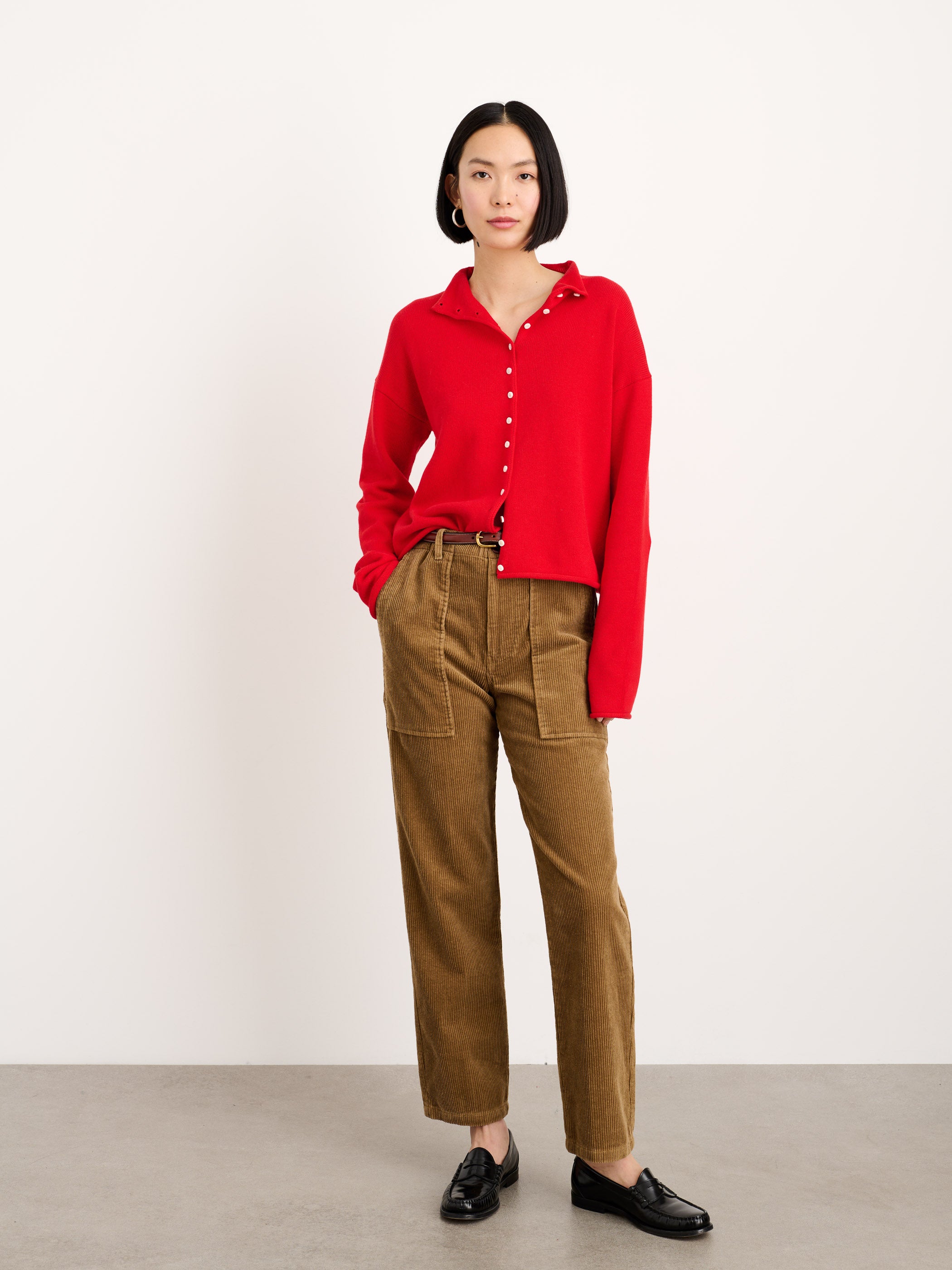 Taylor Cotton Cashmere Cardigan - Soft & Cozy Women's Sweater for Fall & Winter | Perfect for Office, Lounge & Casual Outfits