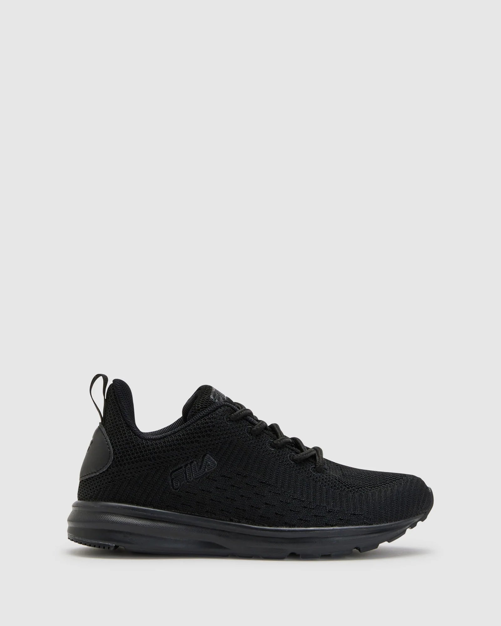 FILA Junior Classico Triple Black Running Shoes for Kids - Lightweight & Comfortable Sneakers for School, Sports & Daily Wear