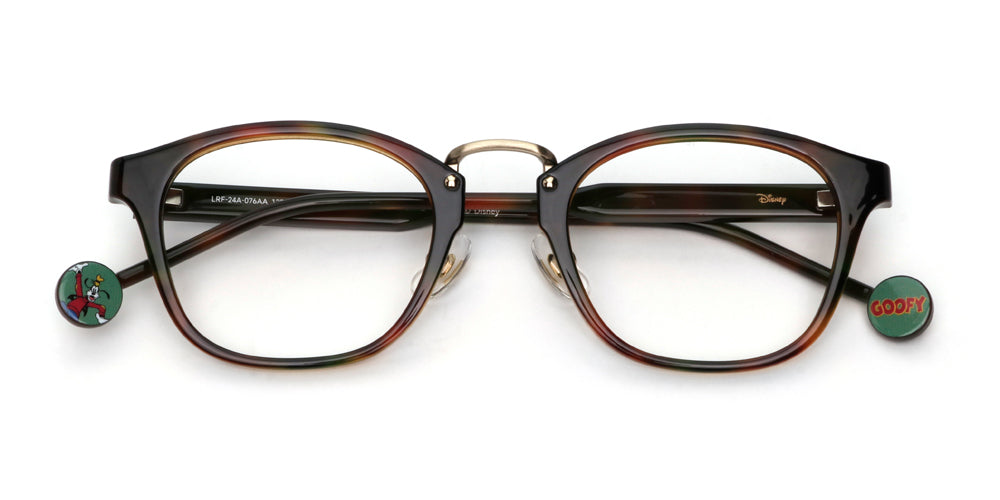 JINS x Disney Goofy 076 Eyeglasses - Stylish Disney Collaboration Frames for Adults & Kids | Perfect for Cosplay, Disney Fans, and Everyday Wear