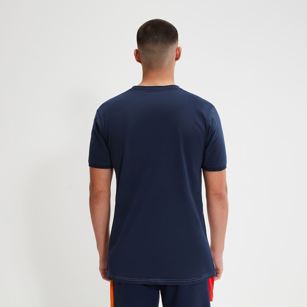 Ellesse Men's Venire Navy Blue Short Sleeve T-Shirt - Casual Comfort Fit for Everyday Wear, Gym & Street Style