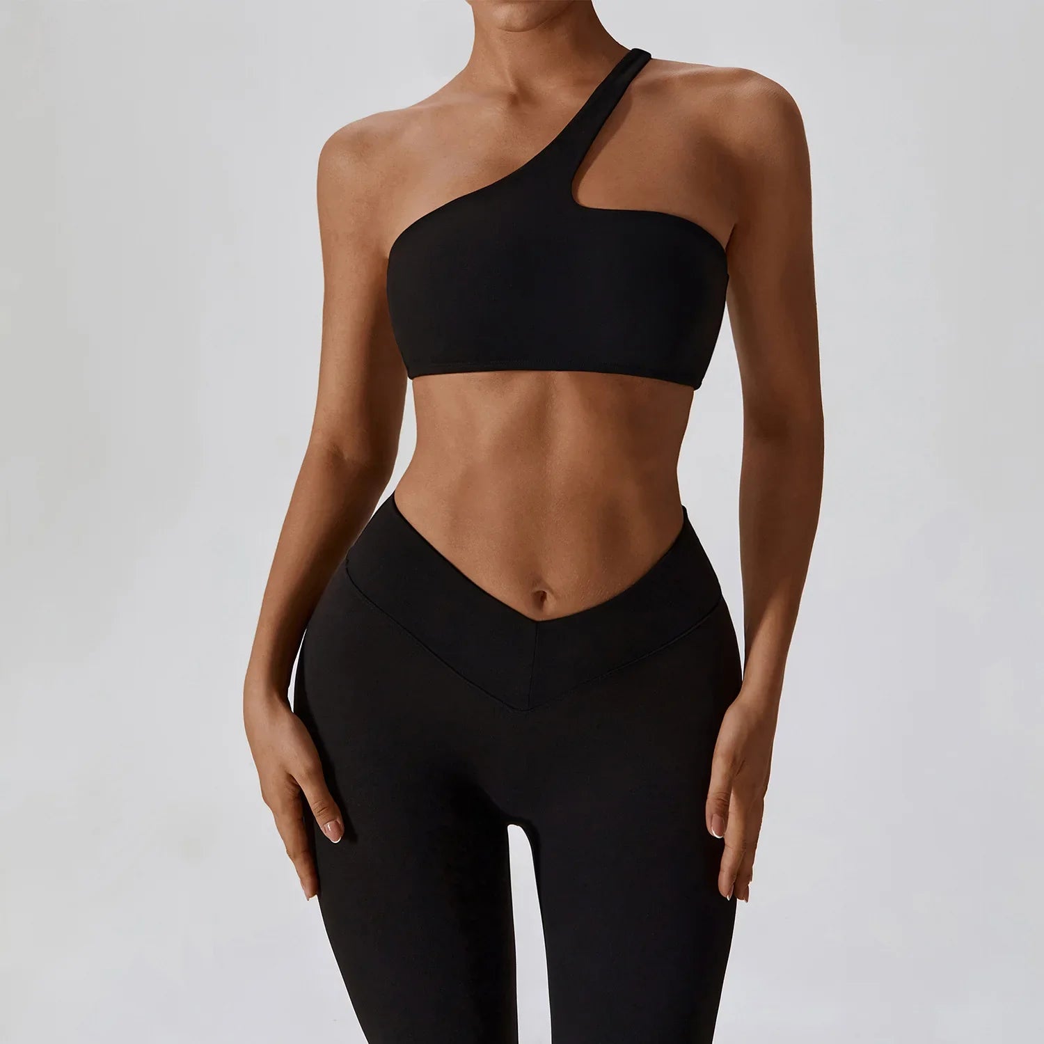 2 Piece Yoga Outfit for Women - High Waist Leggings & Push Up Sports Bra Set - Gym Fitness Workout Clothes - Perfect for Yoga, Pilates & Home Exercise