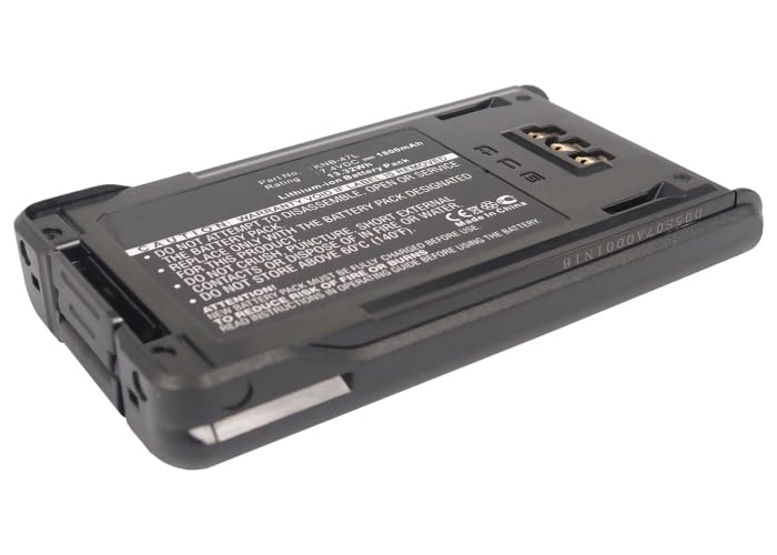 Synergy Digital 2-Way Radio Battery - 1800mAh Li-ion Replacement for Kenwood KNB-50NC & KNB-47L (7.4V High Capacity) - Perfect for Business, Security, and Outdoor Communication