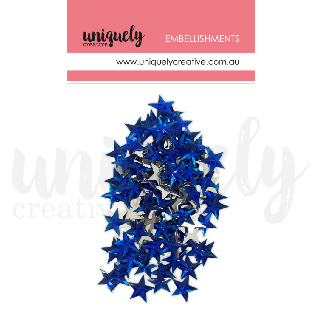 Navy Stars - Premium Navy Blue Star Decor for Home, Party & Wedding | Perfect for Wall Art, Ceiling Decor & Event Styling