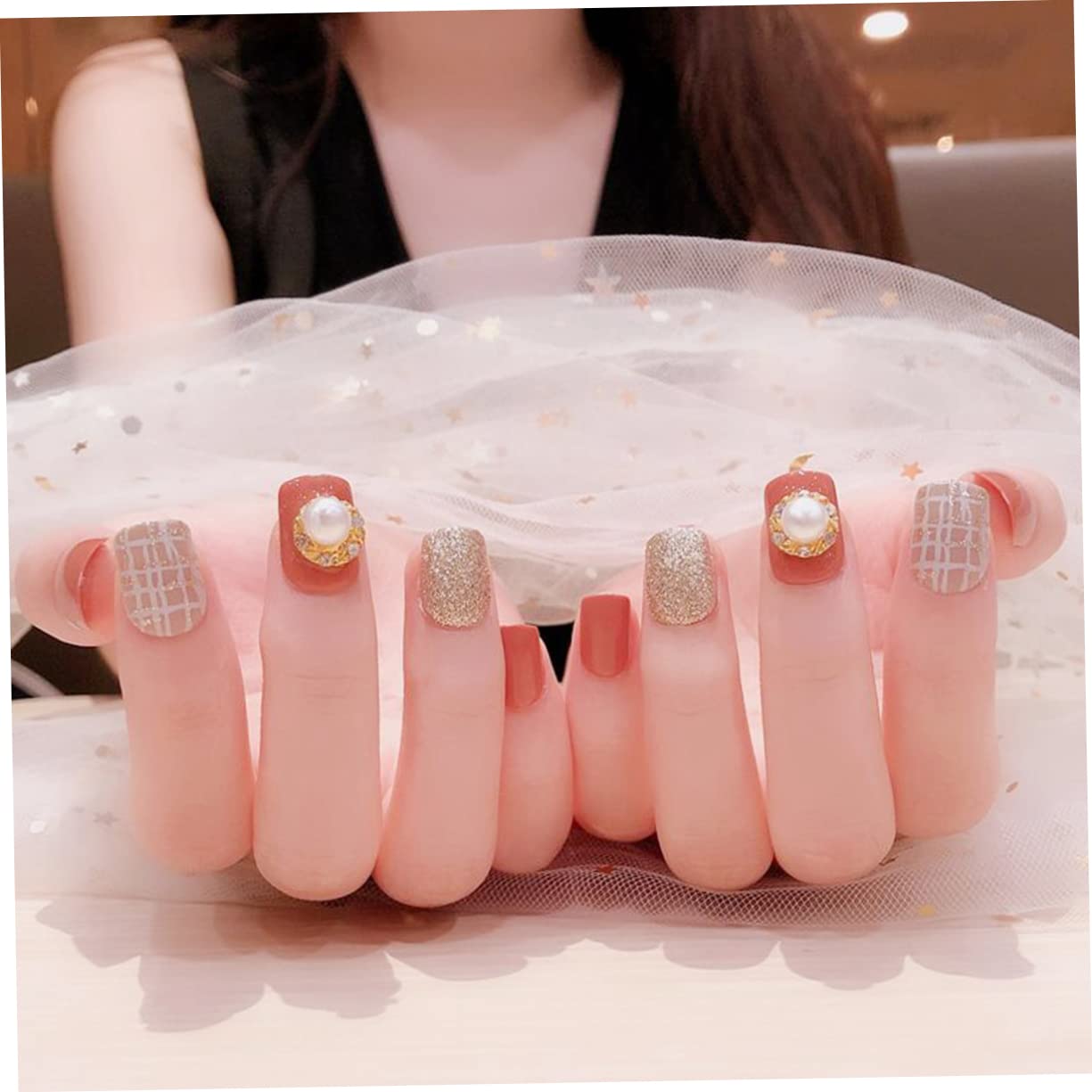 Beavorty 8PCS Nail Glue Kit - Professional Nail Art Adhesive for False Tips & French Manicure | Mini Beauty Glue for Home Nail Decoration & DIY Manicure | Perfect for Salon, Bridal, Party & Everyday Use