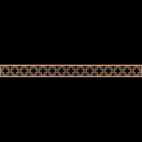 Chicago Fretwork Moulding - Decorative Wood Trim for Home & Furniture | Perfect for DIY Projects, Wall Paneling, and Cabinet Accents
