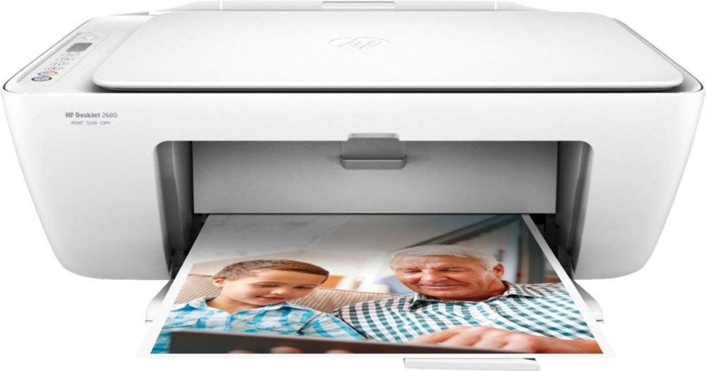 HP DeskJet 2680 Wireless All-in-One Printer with HP Smart App | Print, Scan, Copy | Home & Office Use | Y5H66A (Renewed) | Perfect for Remote Work & School Projects