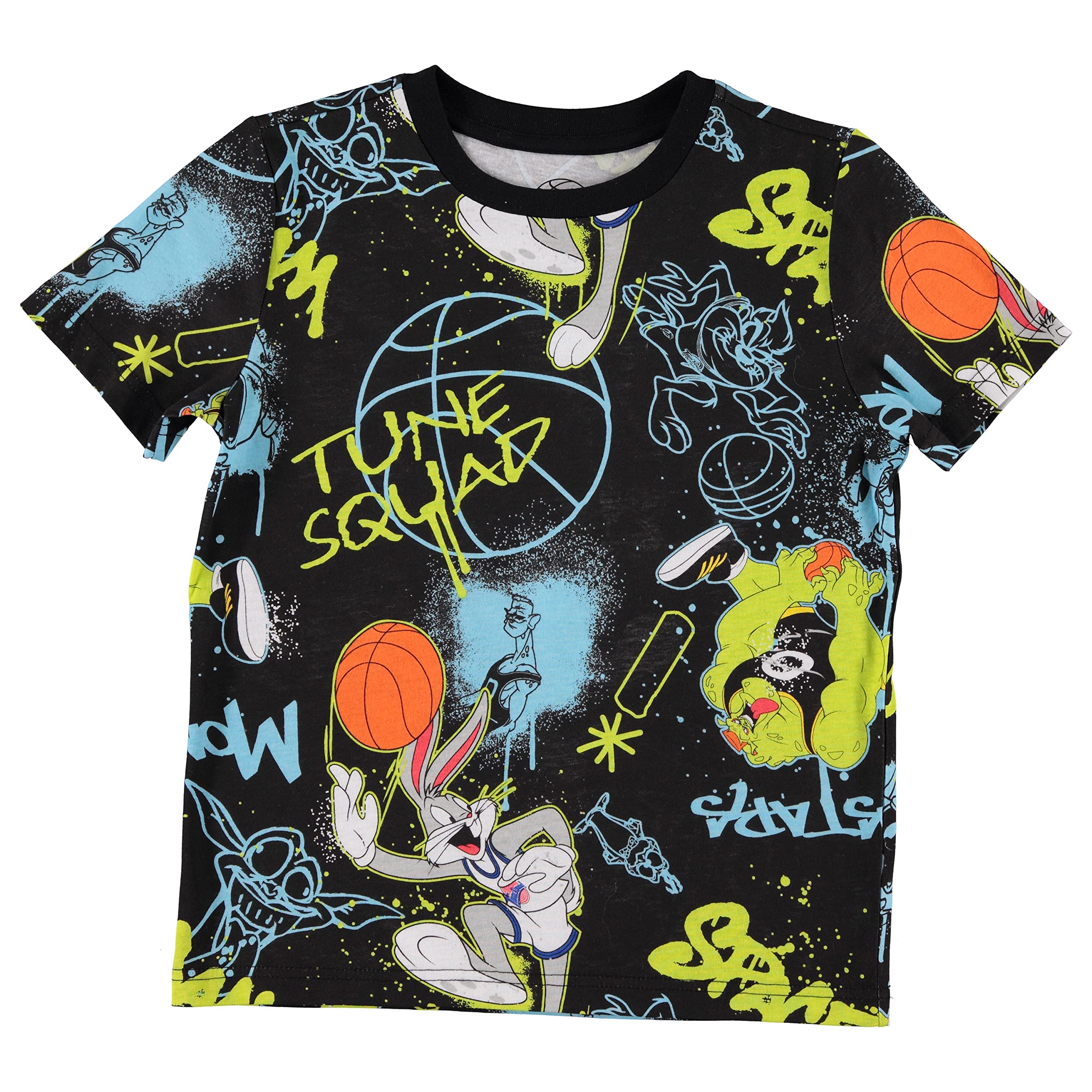 Space Jam Boys Basketball Outfit - Shorts and T-Shirt Set for Kids | Basketball Game, Birthday Party & Casual Wear