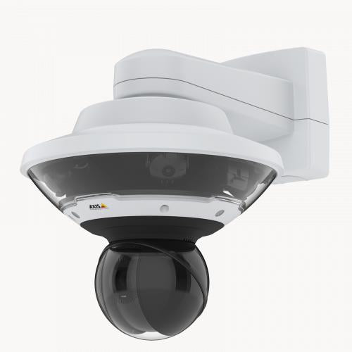 Axis Communications Q6100-E 20MP Outdoor 360° Surveillance Dome Camera with 4 Sensors (60Hz) - Ideal for Business Security, Parking Lots & Perimeter Monitoring