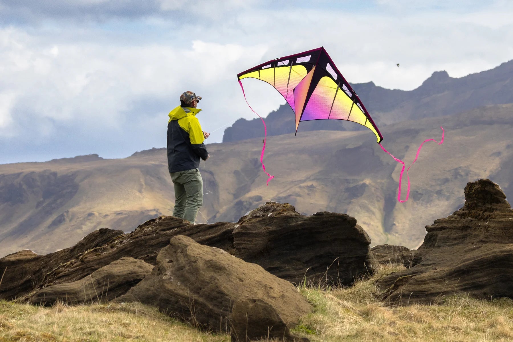 Prism Zenith 7 Stunt Kite - Professional Dual Line Kite with Plasma Design | Perfect for Beach Flying, Park Sports & Outdoor Family Activities