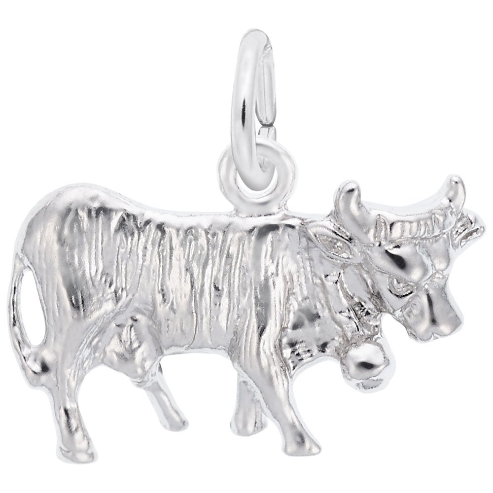 Handmade Cow Charm Pendant - Silver & Gold Plated Charms for Bracelets, Necklaces & Jewelry Making - Perfect for DIY Crafts, Gifts & Western Style Accessories
