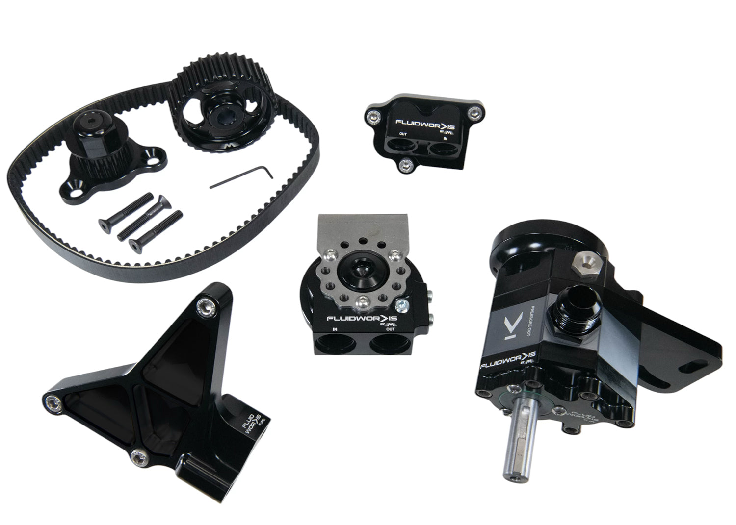 Coyote Single Stage External Wet Sump Oiling System Kit - High Performance Engine Oil Pump Kit for Ford Mustang & Hot Rods - Perfect for Racing, Street Performance & Engine Upgrades