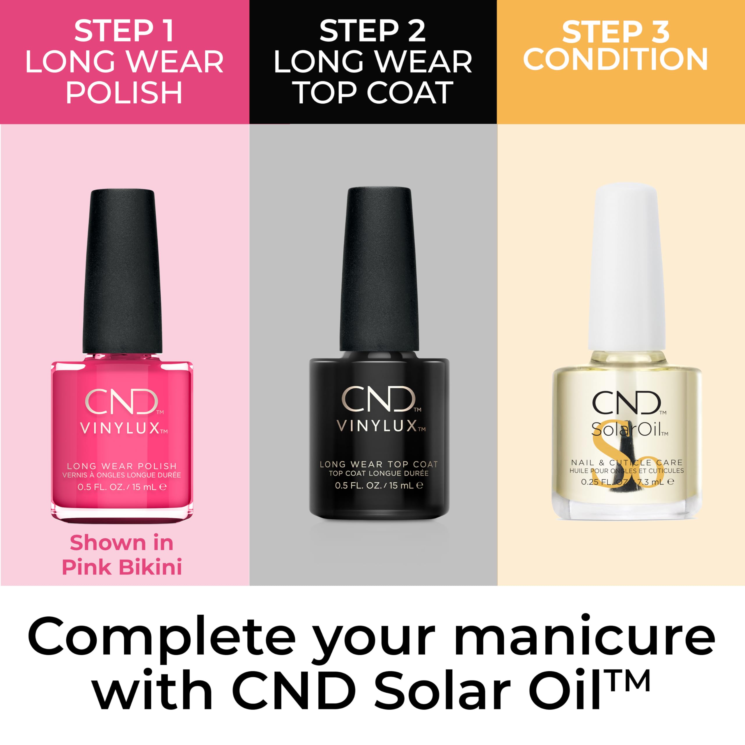 Creative Nail Vinylux Long Wear Nail Polish - Romantique (0.5 Fl Oz) | 7+ Day Shine, Chip-Resistant Formula | Perfect for Manicures, Pedicures & Special Occasions