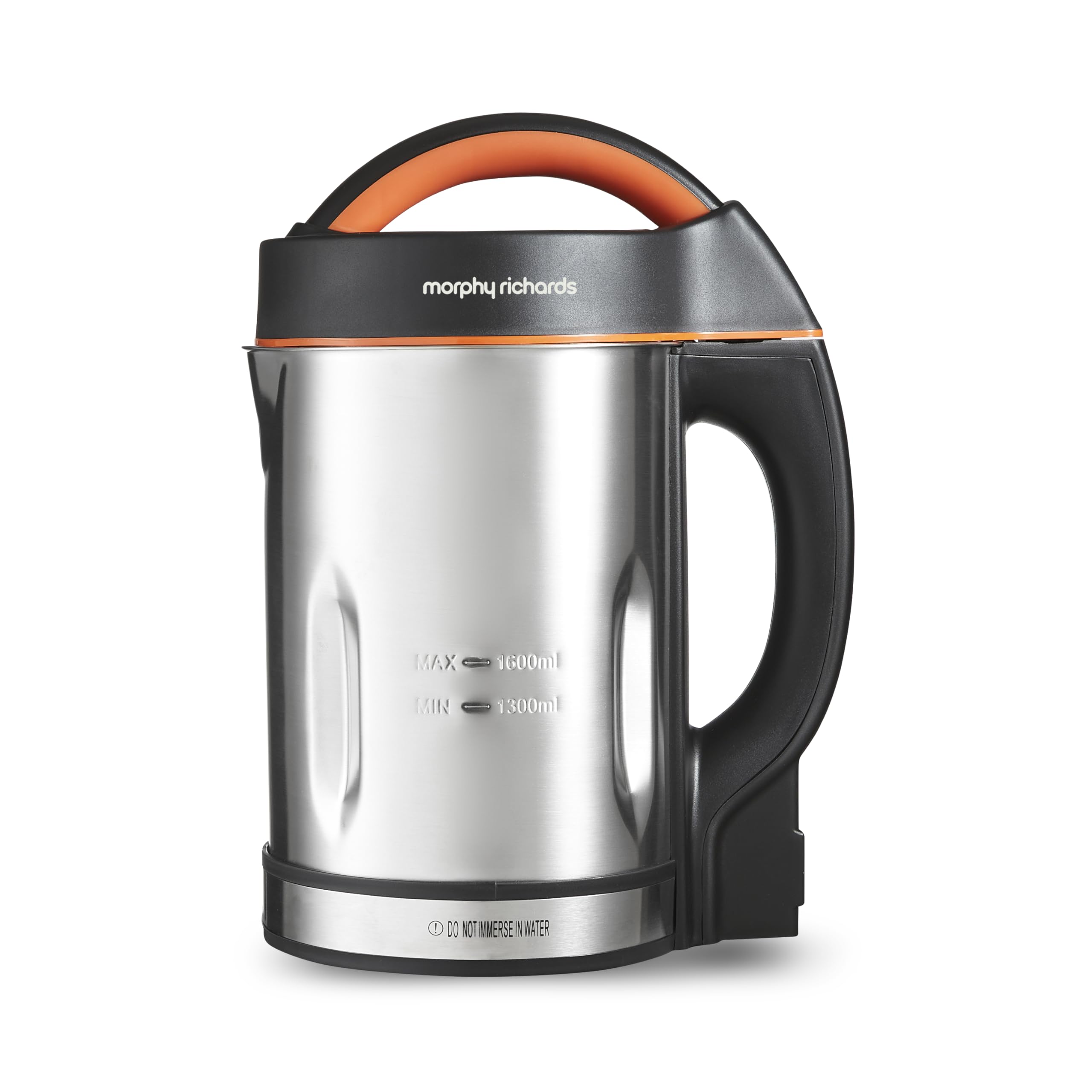 Morphy Richards 1.6L Stainless Steel Soup Maker with Multi-Settings, LED Display & 1000W Motorized Blade - Perfect for Homemade Soups, Smoothies and Baby Food (Model 48822)