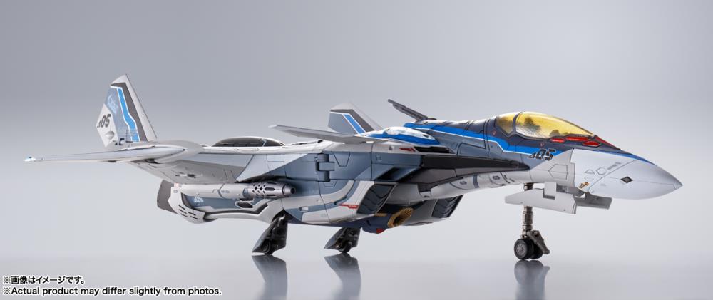 Bandai DX Chogokin VF-31AX Kairos Plus Hayate Immerman Custom Action Figure - Macross Delta Movie Edition | Collectible Anime Mecha Model for Display & Play | Perfect for Anime Fans & Model Collectors