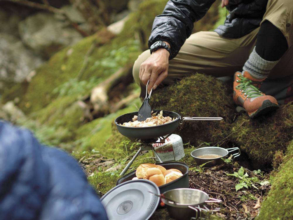 Portable Bipod Camping Stove - Lightweight & Compact Outdoor Cooking Gear for Hiking, Backpacking & Survival - Perfect for Camping Trips & Emergency Preparedness