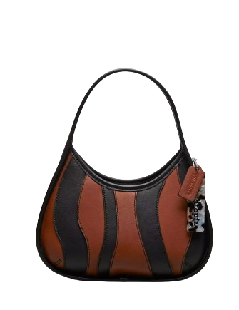 Coach Ergo Bag in Wavy Stripe Upcrafted Leather - Stylish Crossbody Purse for Women | Perfect for Work, Travel & Everyday Use