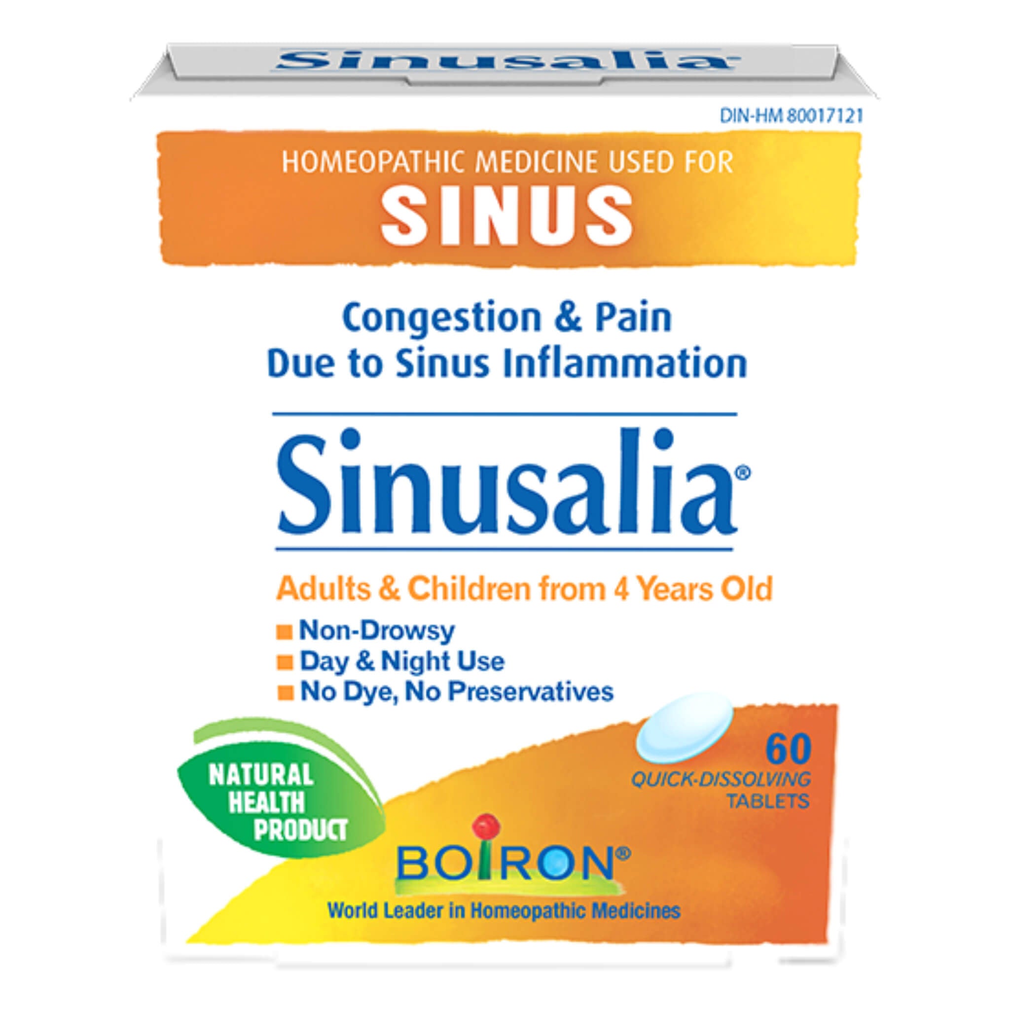 Sinusalia - Natural Sinus Relief & Nasal Support Supplement | Fast-Acting for Allergies & Congestion | Perfect for Travel, Cold & Flu Season