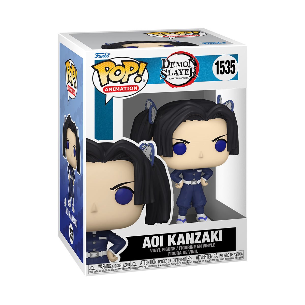Demon Slayer Aoi Kanzaki Funko Pop! Vinyl Figure #1535 - Anime Collectible for Fans & Gift for Anime Lovers - Perfect for Display, Cosplay Inspiration & Home Decor