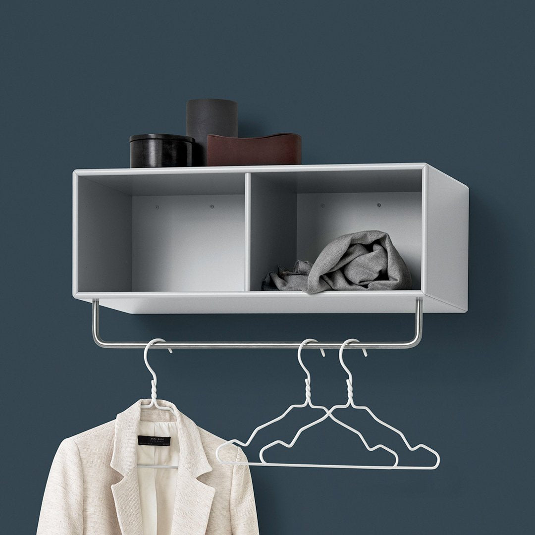 Wall Mounted Coat Shelf with Clothes Rack - Space Saving Entryway Organizer for Coats, Hats & Accessories | Perfect for Hallway, Mudroom & Closet Organization