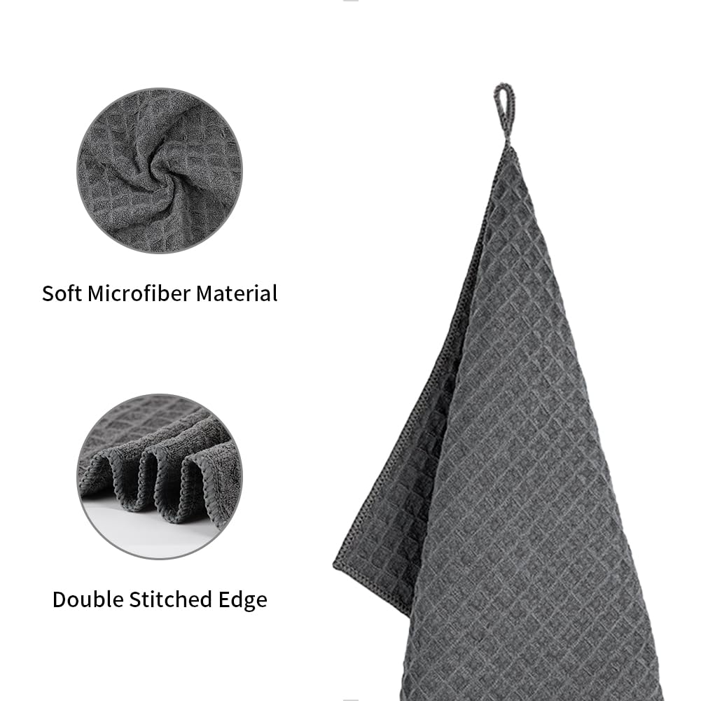 Premium Microfiber Cleaning Cloths 4-Pack - Barista Towels for Espresso Machines, Steam Wands & Kitchen Cleaning - 12