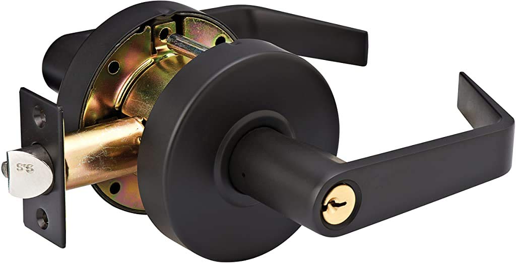 Master Lock SLCHCR10B Heavy Duty Grade 2 Commercial Classroom Door Lock - Lever Style with Bump Stop Technology, Oil Rubbed Bronze Finish - Ideal for Schools, Offices & High-Traffic Areas