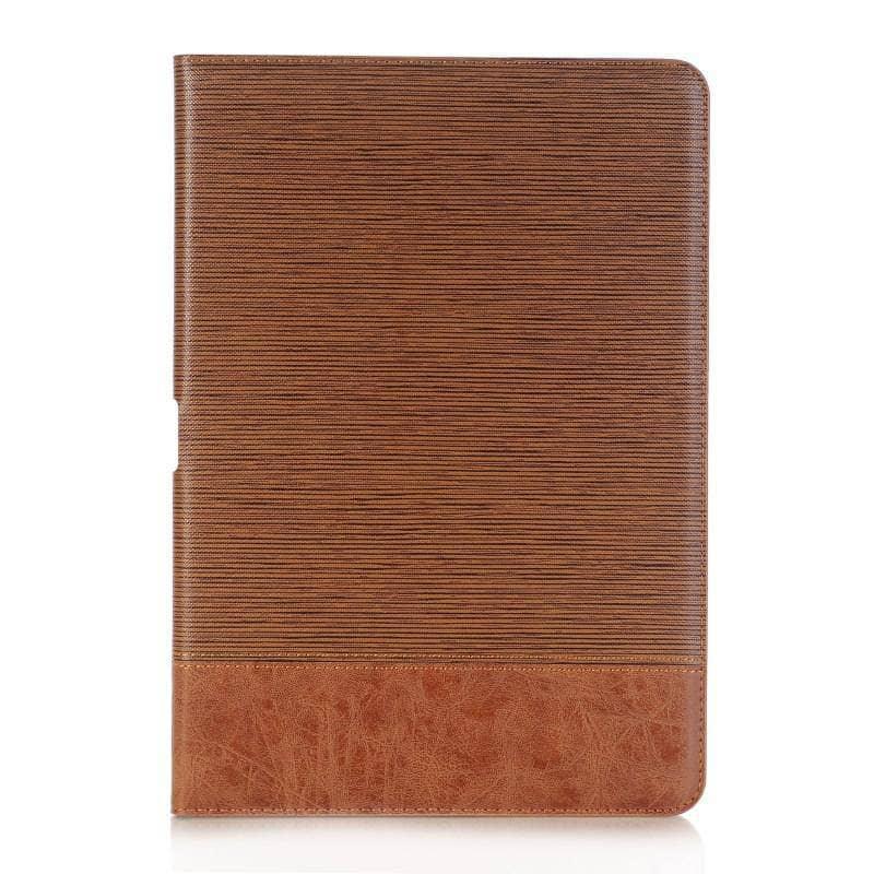 Premium Leather Look Cross Pattern Case for iPad Air 3 (2019) with Auto Sleep/Wake Function - Perfect for Work, Travel & Daily Protection
