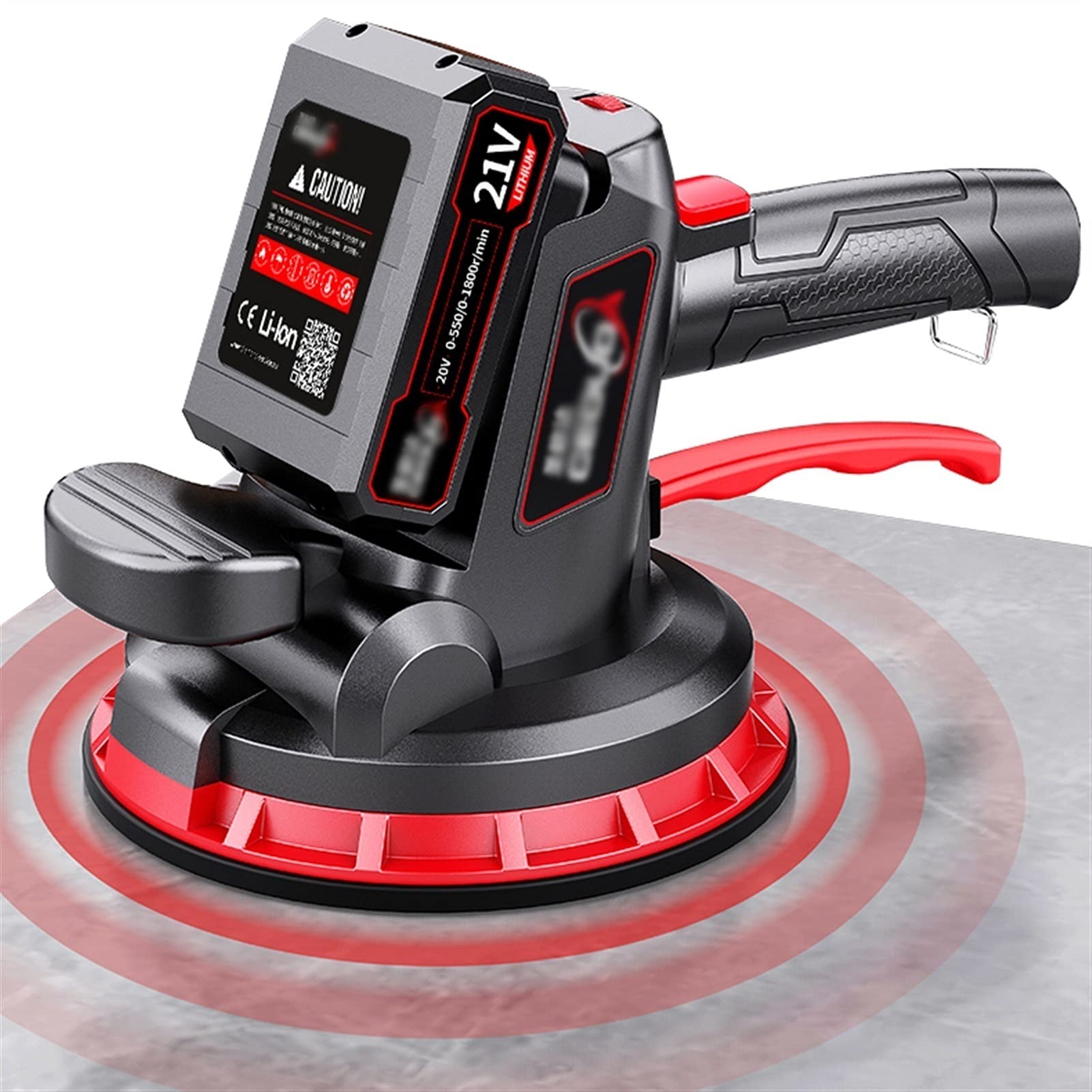 Automatic Rechargeable Tile Leveling Tool - 21V Cordless Tile Vibrator with 30-180cm/7.8-70