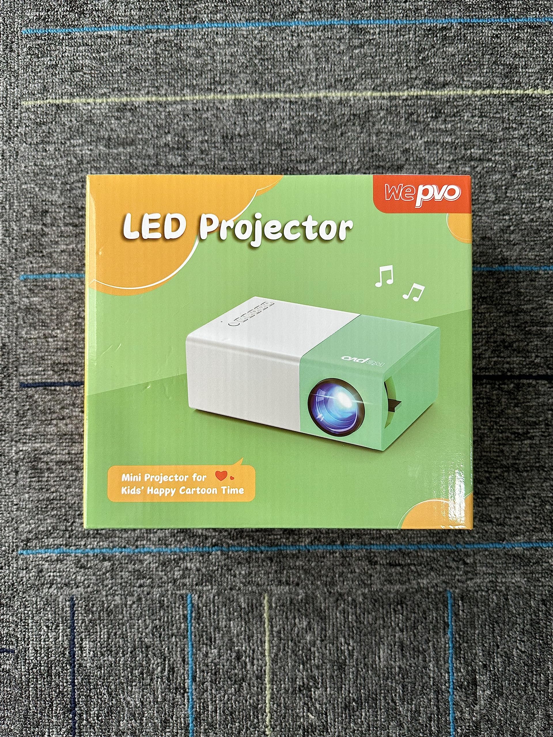 Mini Portable Outdoor Movie Projector - HD LED Pico Video Projector for Home Theater, Camping & Backyard, Compatible with Smartphone, Tablet, Laptop, TV Stick, PS5 & USB | Perfect for Movie Nights, Gaming & Outdoor Entertainment