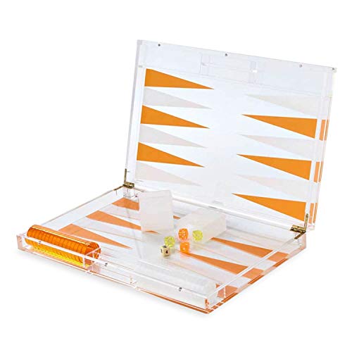 Clear, Orange & White