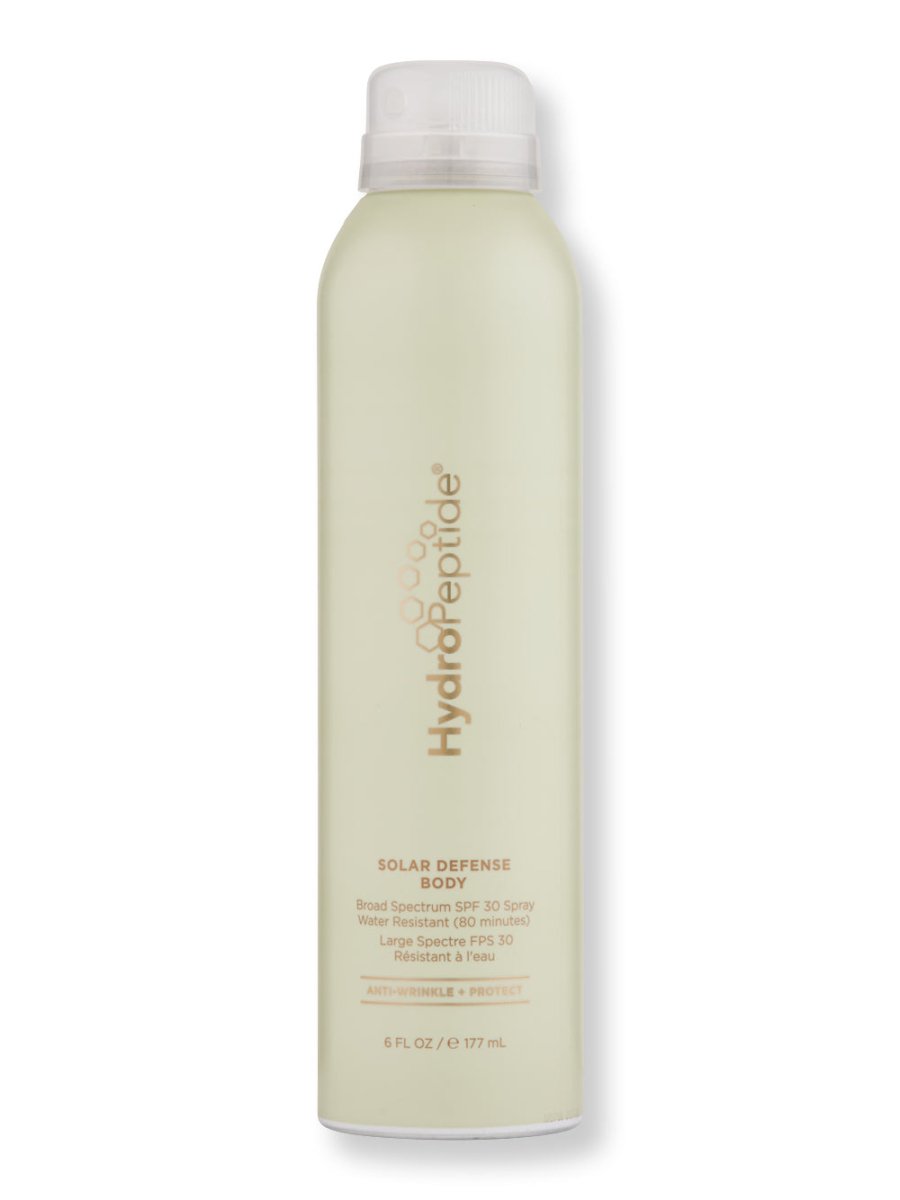 HydroPeptide Solar Defense Body SPF 30 Sunscreen Lotion - 6 fl oz | Broad Spectrum UVA/UVB Protection, Water Resistant, Lightweight & Non-Greasy | Perfect for Beach, Pool & Outdoor Activities