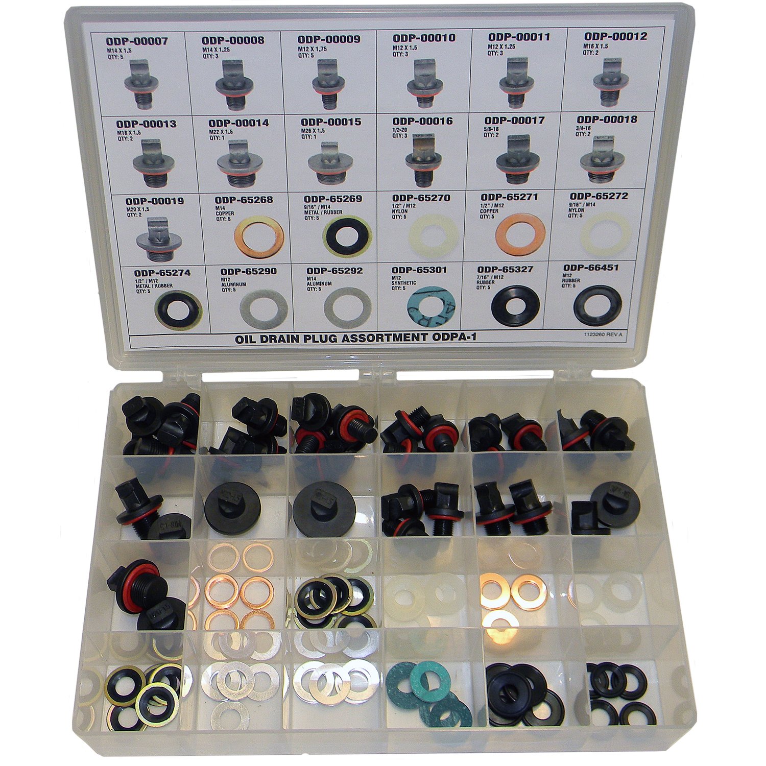 Oil Drain Plug Assortment Kit - 24 SKU Variety Set for Car, Truck & Motorcycle Oil Changes - Perfect for DIY Mechanics & Auto Repair Shops