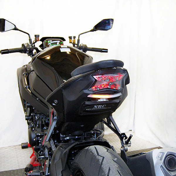 Kawasaki ZH2 Fender Eliminator Kit for 2020-Present Models - Motorcycle Tail Tidy & License Plate Relocator for Clean Rear End Look - Perfect for Street and Track Riding