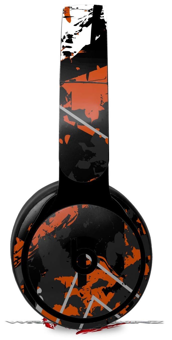Beats Solo Pro Headphones Skin Decal Wrap - Baja 0003 Burnt Orange Vinyl Sticker Cover (Headphones Not Included) | Protective Design for Travel, Workouts & Daily Use