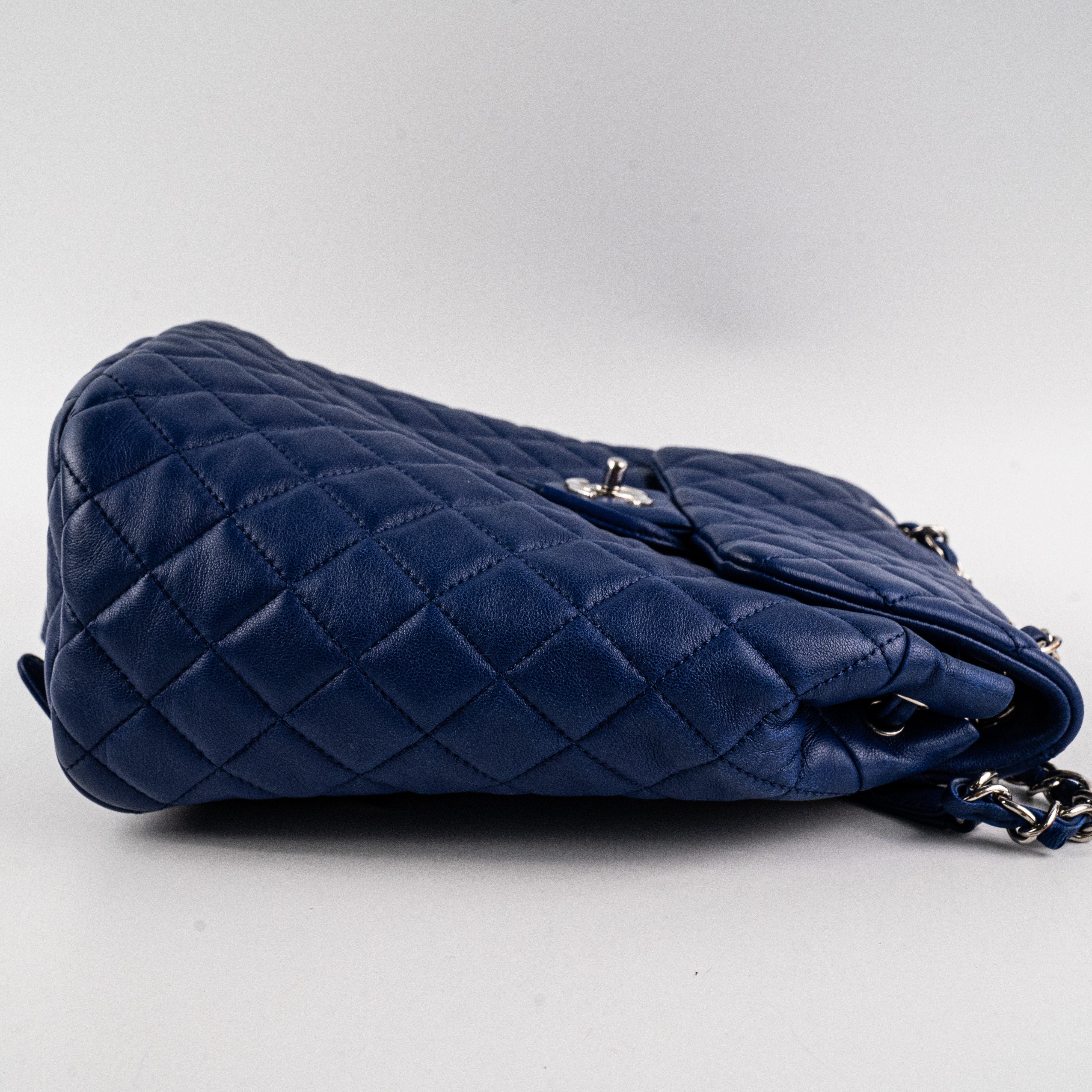 Chanel Small Urban Spirit Lambskin Blue Backpack - Luxury Designer Handbag for Women, Perfect for Travel, Work & Everyday Use