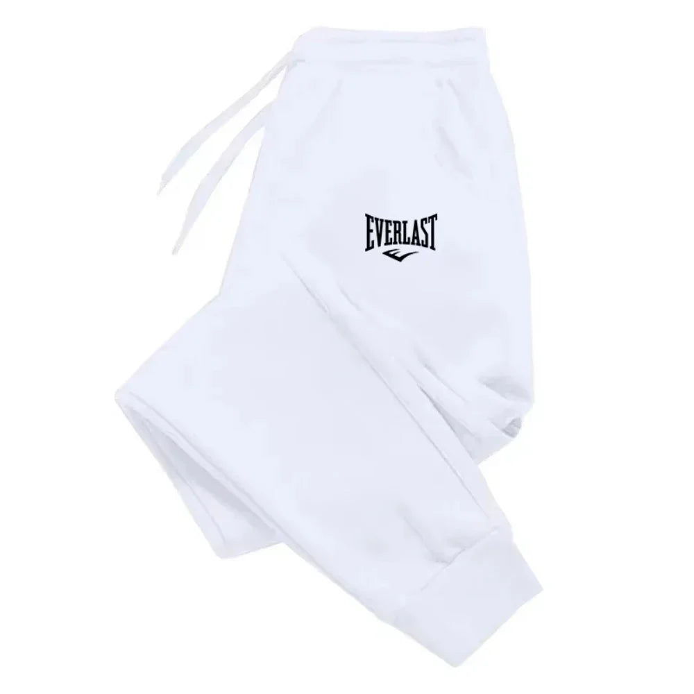 EVERLAST Printed Running Pants for Men & Women - Breathable Joggers Sweatpants for Gym, Fitness, Casual Wear & Outdoor Sports - Comfortable Workout Trousers for Running, Yoga & Daily Activities