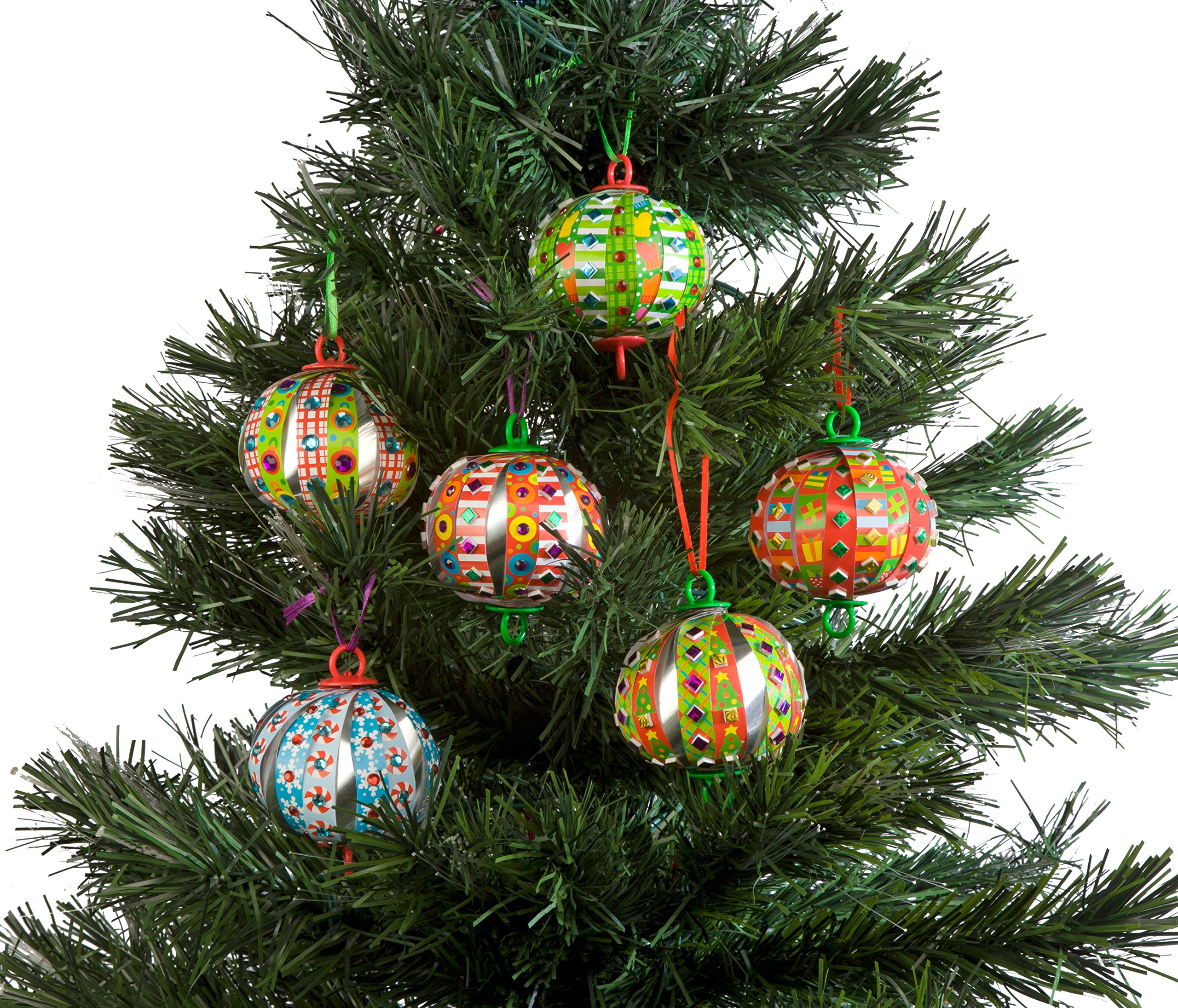 ALEX Toys Craft Very Merry Ornaments Kit - DIY Christmas Tree Decorations for Kids, Holiday Craft Set for Children - Perfect for Family Christmas Activities & Classroom Projects