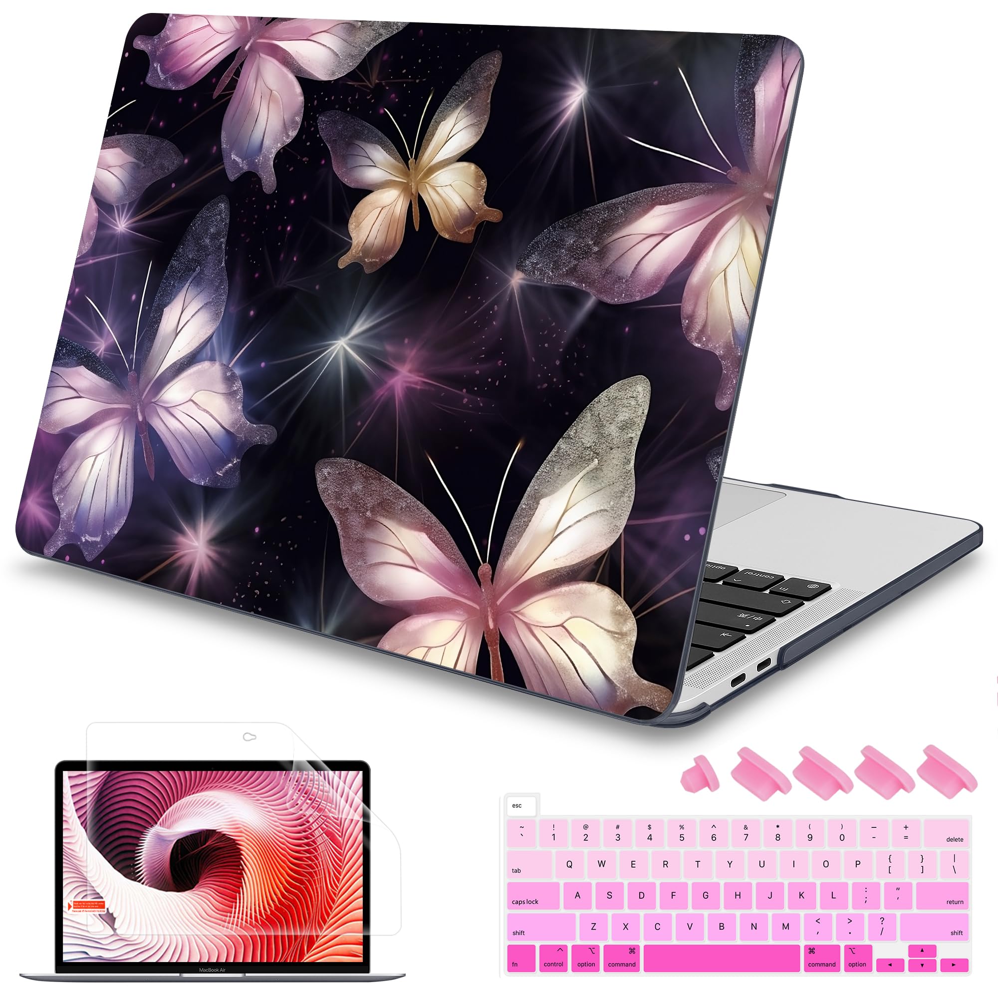 Mektron Hard Plastic Case for MacBook Pro 16 Inch A2141 (2019 Model) - Protective Cover with Keyboard Skin & Screen Protector for 16