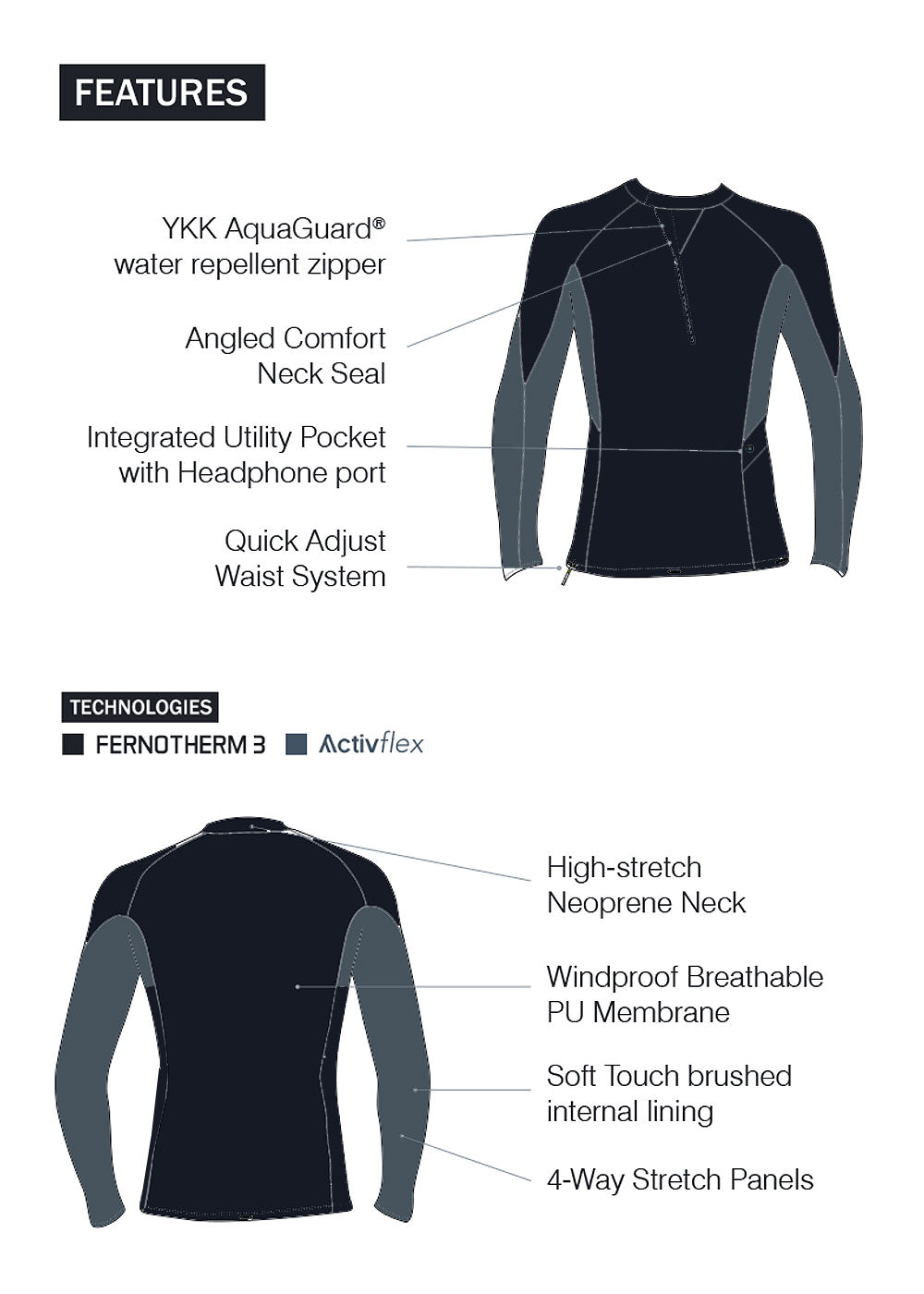 Enth Degree Men's Fiord Long Sleeve Thermal Shirt - Warm Base Layer for Winter, Hiking & Outdoor Activities