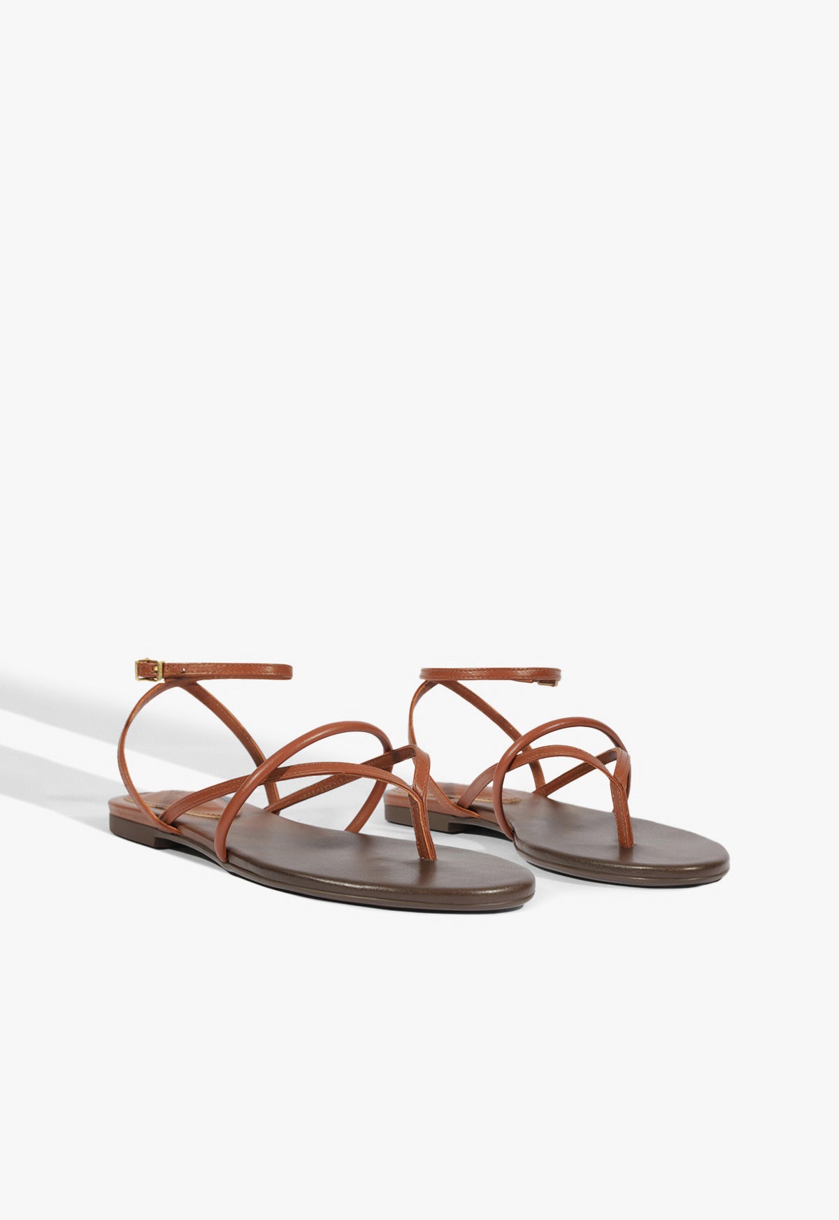 Diana Leather Sandal - Women's Comfortable Flat Sandals with 25mm Heel (S2211200140003) | Perfect for Beach, Vacation & Summer Outfits