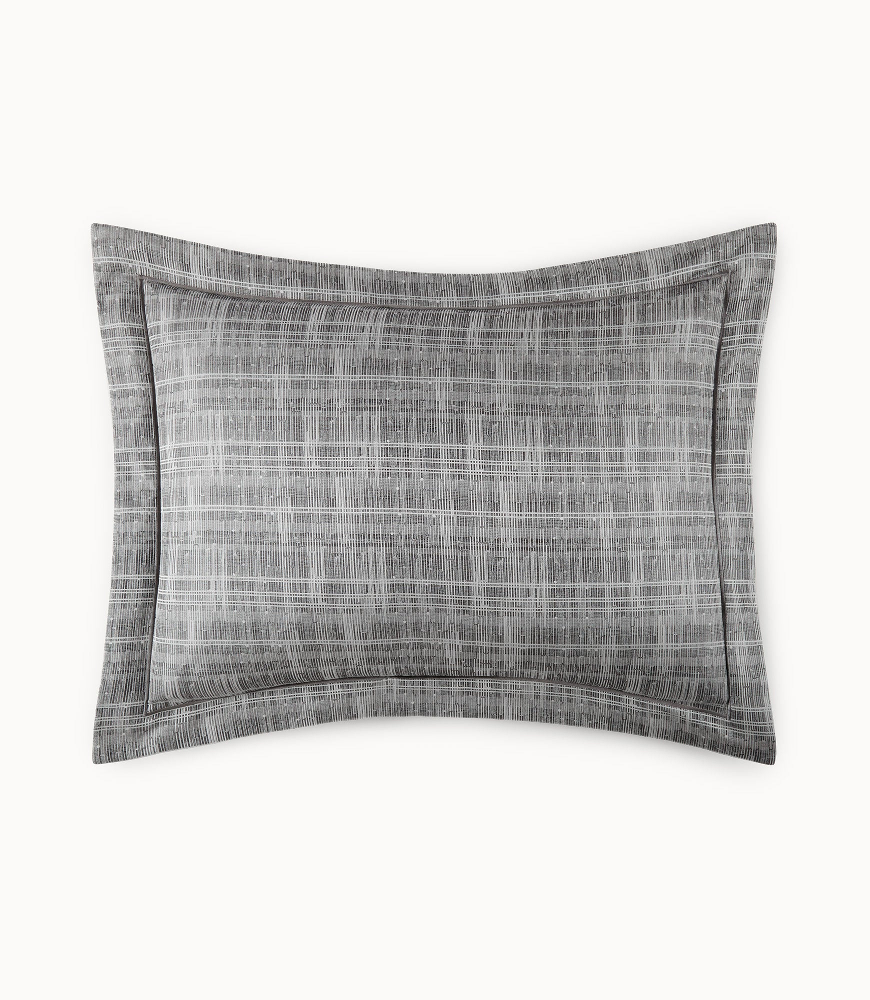 Biagio Jacquard Sham Pillowcase Set - Luxury 100% Cotton Decorative Pillow Cover for Bedroom & Living Room - Perfect for Home Decor, Sofa, Couch, and Guest Room