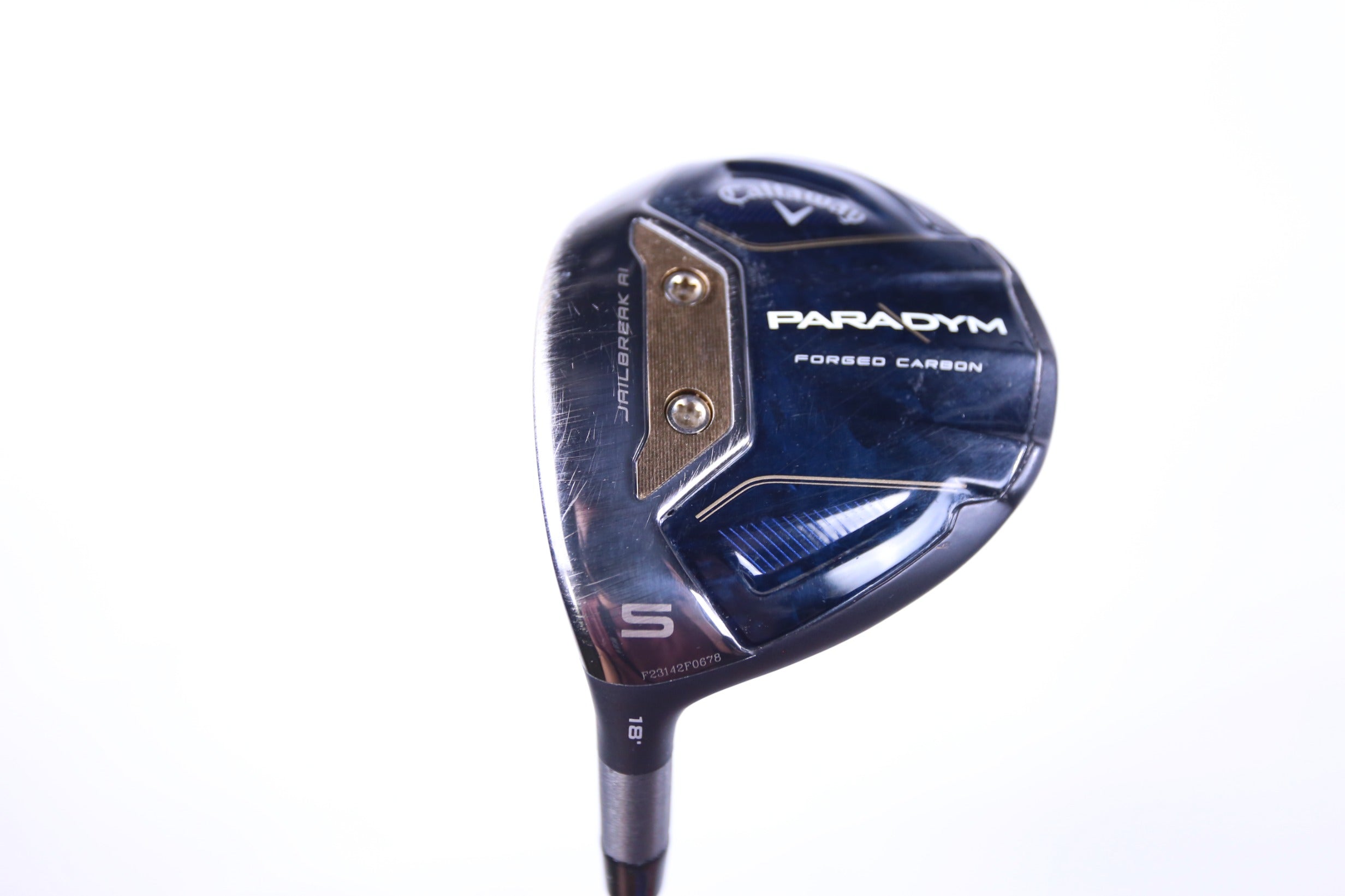 Used Callaway Paradym 5 Wood Left Handed 18° Senior Flex Golf Club - Perfect for Senior Golfers & Left-Handed Players on the Course